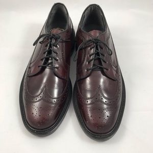 Oakwoods Leather Dress Oxford Wingtip Shoes